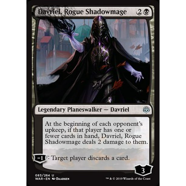 MTG WAR OF THE SPARK foil Rogue Shadowmage Davriel